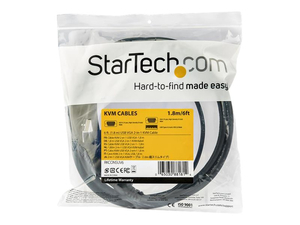 10 FT. (3 M) USB KVM CABLE FOR RACKMOUNT CONSOLES, VGA AND USB KVM CONSOLE CABLE (RKCONSUV10), VIDEO / USB CABLE, MINI-VGA (M) TO USB, HD-15 by StarTech.com Ltd. 10 FT. (3 M) USB KVM CABLE FOR RACKMOUNT CONSOLES, VGA AND USB KVM CONSOLE CABLE (RKCONSUV10), VIDEO / USB CABLE, MINI-VGA (M) TO USB, HD-15 by StarTech.com Ltd.