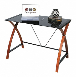 WRITING DESK MODERN GLASS by Comfort Products