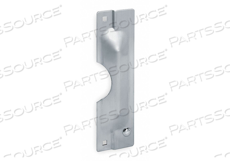 LATCH GUARD SATIN FOR 3-1/2 IN DIA.LOCK by Rockwood