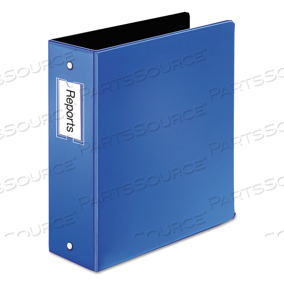 PREMIER EASY OPEN LOCKING ROUND RING BINDER, 3 RINGS, 3" CAPACITY, 11 X 8.5, MEDIUM BLUE 