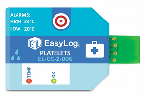 PLATELETS TEMP DATA LOGGER 2.60 W PK10 by Lascar