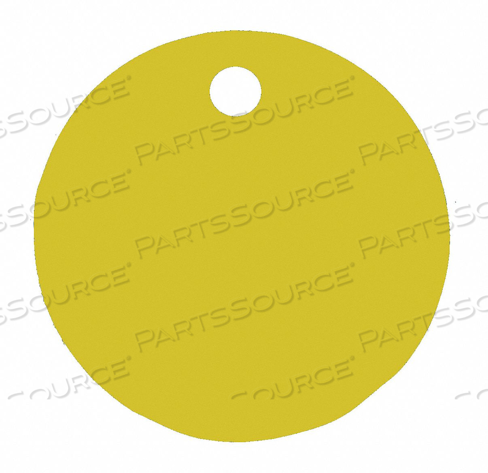 BLANK TAG ROUND GOLD PK5 by C.H. Hanson