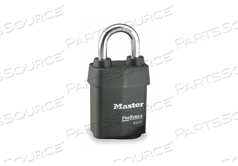 KEYED PADLOCK 7/8 IN RECTANGLE BLACK by Master Lock KEYED PADLOCK 7/8 IN RECTANGLE BLACK by Master Lock