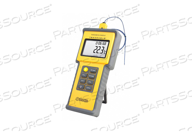 THERMOCOUPLE THERMOMETER 1 INPUT TYPE K by Traceable