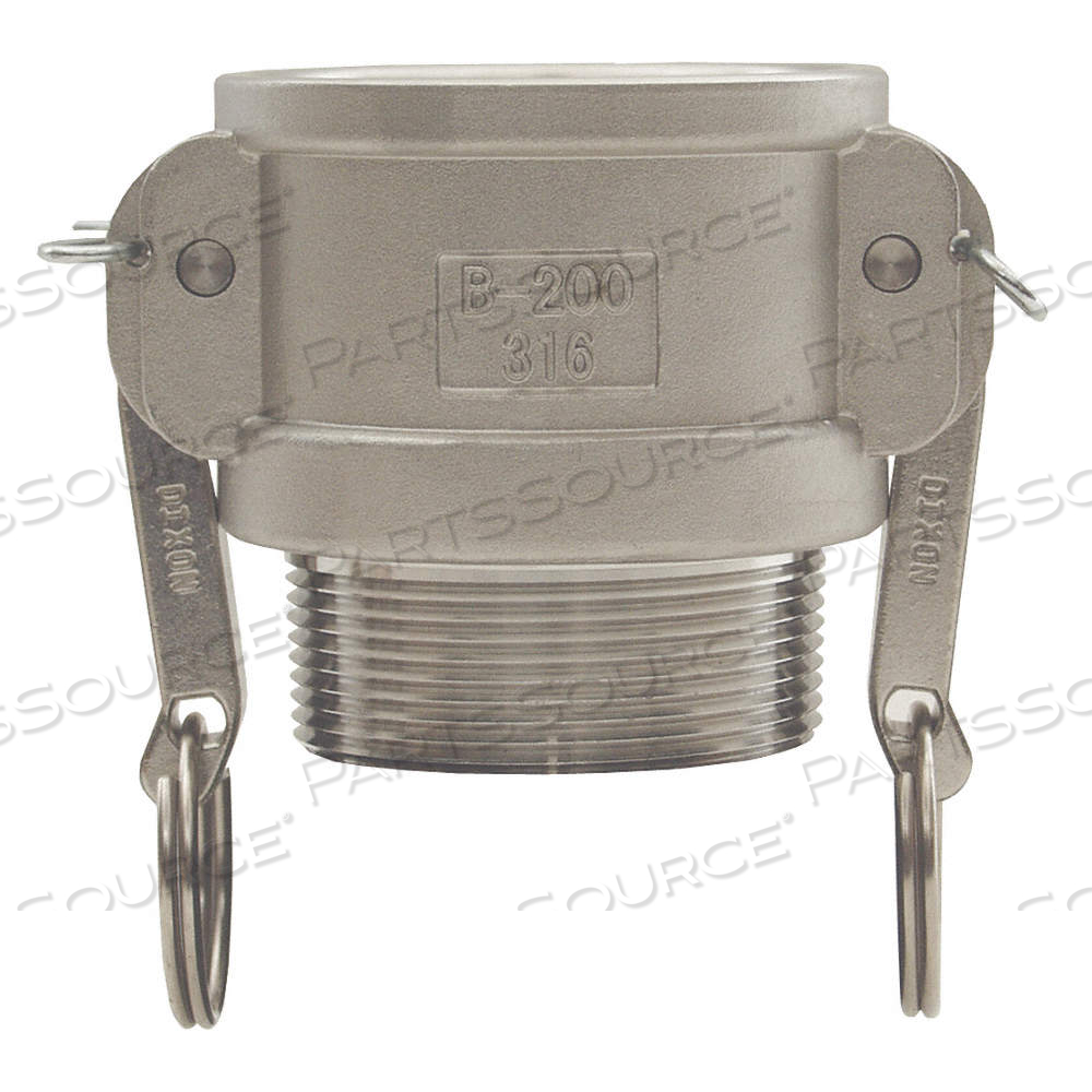 CAM AND GROOVE COUPLING 2-1/2 316 SS by Dixon Valve and Coupling
