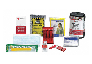 FIRST AID KIT PLASTIC 25 PIECES by American Red Cross