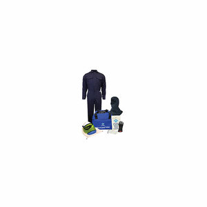 ARCGUARD 8 CAL/CM2 ARC FLASH KIT W/ FR COVERALL W/ BALACLAVA, MD, GLOVE SZ 12 by National Safety Apparel