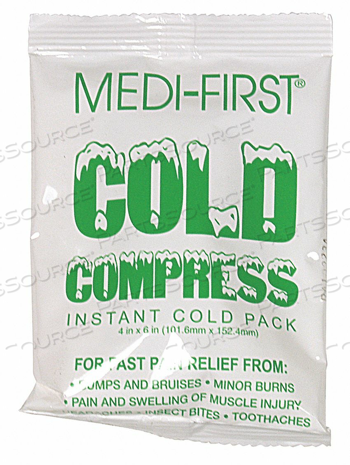 MEDI-FIRST ICE PACK, 4" X 6", UNBOXED by Medi-First