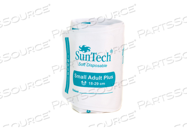 SOFT DISPOSABLE BLOOD PRESSURE CUFF - SMALL ADULT PLUS (BOX OF 20) by SunTech Medical SOFT DISPOSABLE BLOOD PRESSURE CUFF - SMALL ADULT PLUS (BOX OF 20) by SunTech Medical