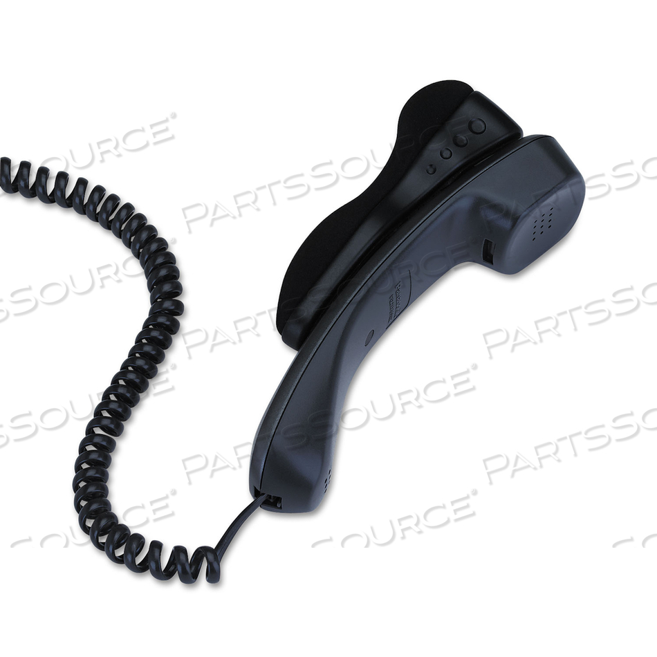 TELEPHONE SHOULDER REST, GEL PADDED, 1.75 X 1.13 X 5.5, BLACK 