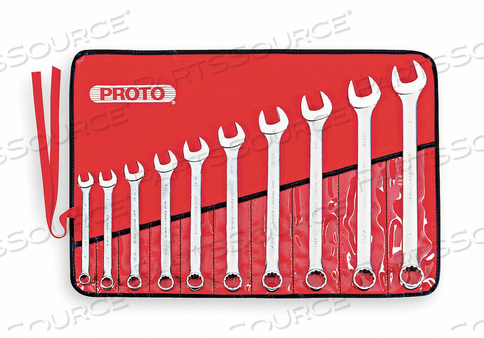 COMBINATION WRENCH SET SAE 10 PCS. by Proto