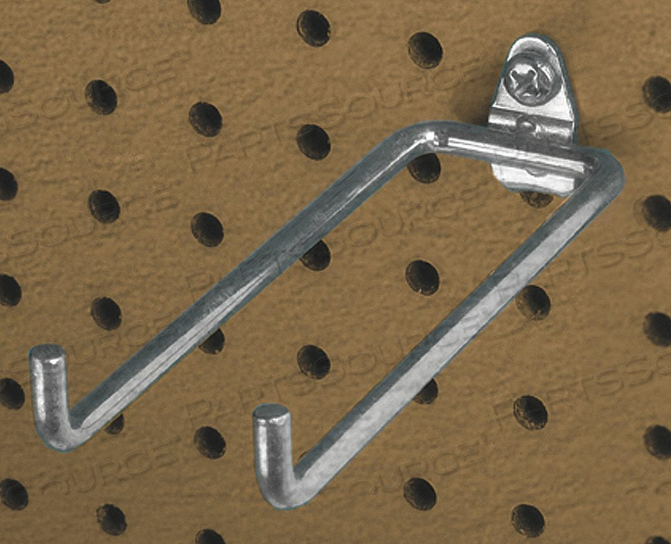 DOUBLE ROD PEGBOARD HOOK PK10 by Durahook