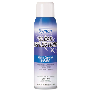 CLEAR REFLECTIONS MIRROR AND GLASS CLEANER, 20 OZ AEROSOL SPRAY, 12/CARTON by Dymon CLEAR REFLECTIONS MIRROR AND GLASS CLEANER, 20 OZ AEROSOL SPRAY, 12/CARTON by Dymon