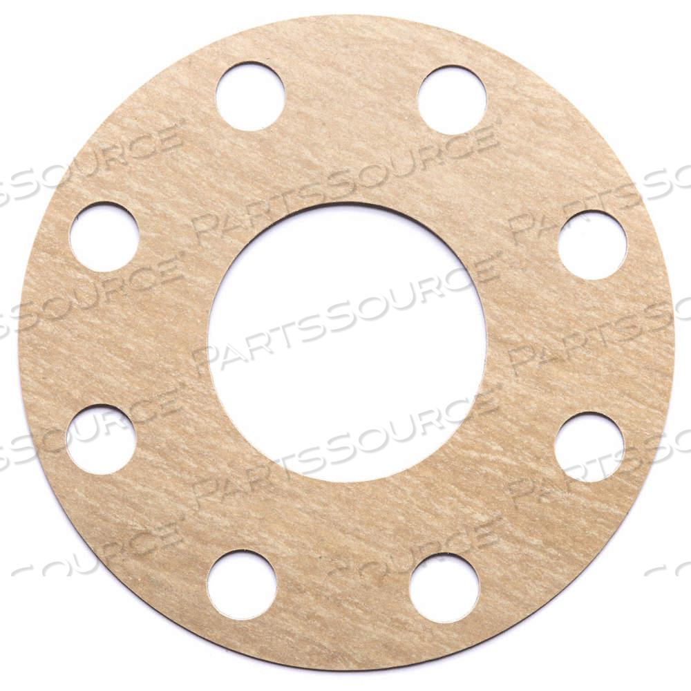 FULL FACE FLANGE GASKET, CLASS 150, ARAMID, SBR BINDER, FOR 4 IN PIPE, 1/16 IN THICK, WHITE by Approved Vendor