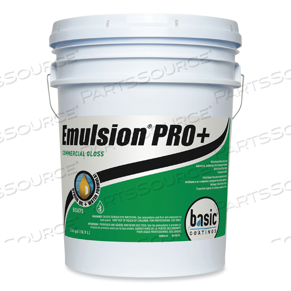 EMULSION PRO+ FLOOR FINISH AND SEALER, 5 GAL PAIL by Betco Corporation