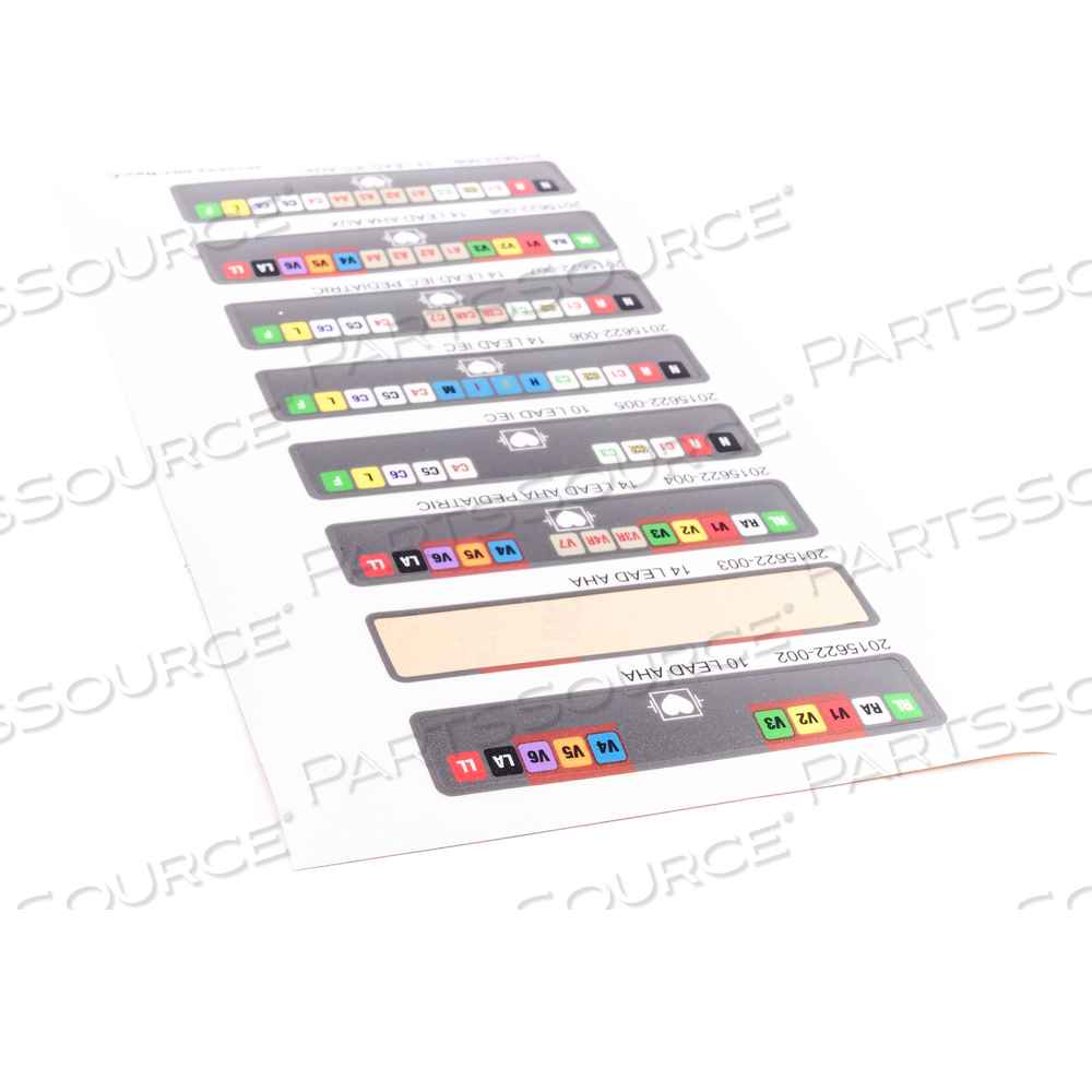 ACQUISITION LEAD WIRE LABEL SET by GE Medical Systems Information Technology (GEMSIT)