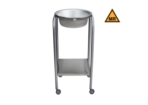 BAKER SINGLE BASIN SOLUTION STAND 33"H STAINLESS STEEL W/BASIN W/SHELF MRI SAFE by Blickman