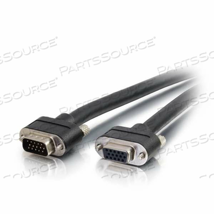 25FT MALE/FEMALE VGA VIDEO EXTENSION CABLE - BLACK by Legrand AV (C2G)