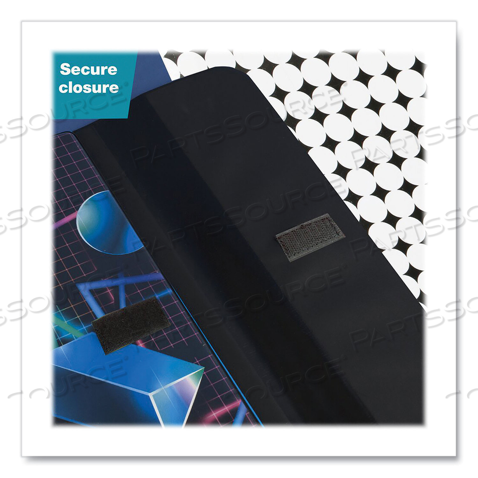 TRAPPER KEEPER 3-RING POCKET BINDER, 1" CAPACITY, 11.25 X 12.19, SHAPES by Mead TRAPPER KEEPER 3-RING POCKET BINDER, 1" CAPACITY, 11.25 X 12.19, SHAPES by Mead
