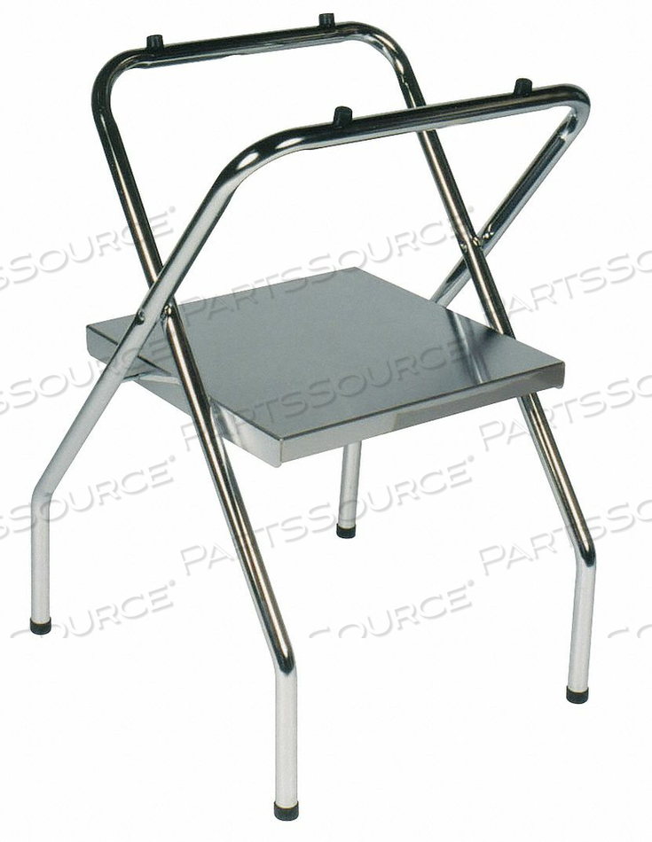 FOLD/TRAY/STAND STEELSHELF CHRME PK4 by CSL