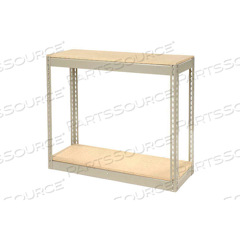 RECORD STORAGE WITHOUT BOXES 72"W X 15"D X 36"H - GRAY by Approved Vendor