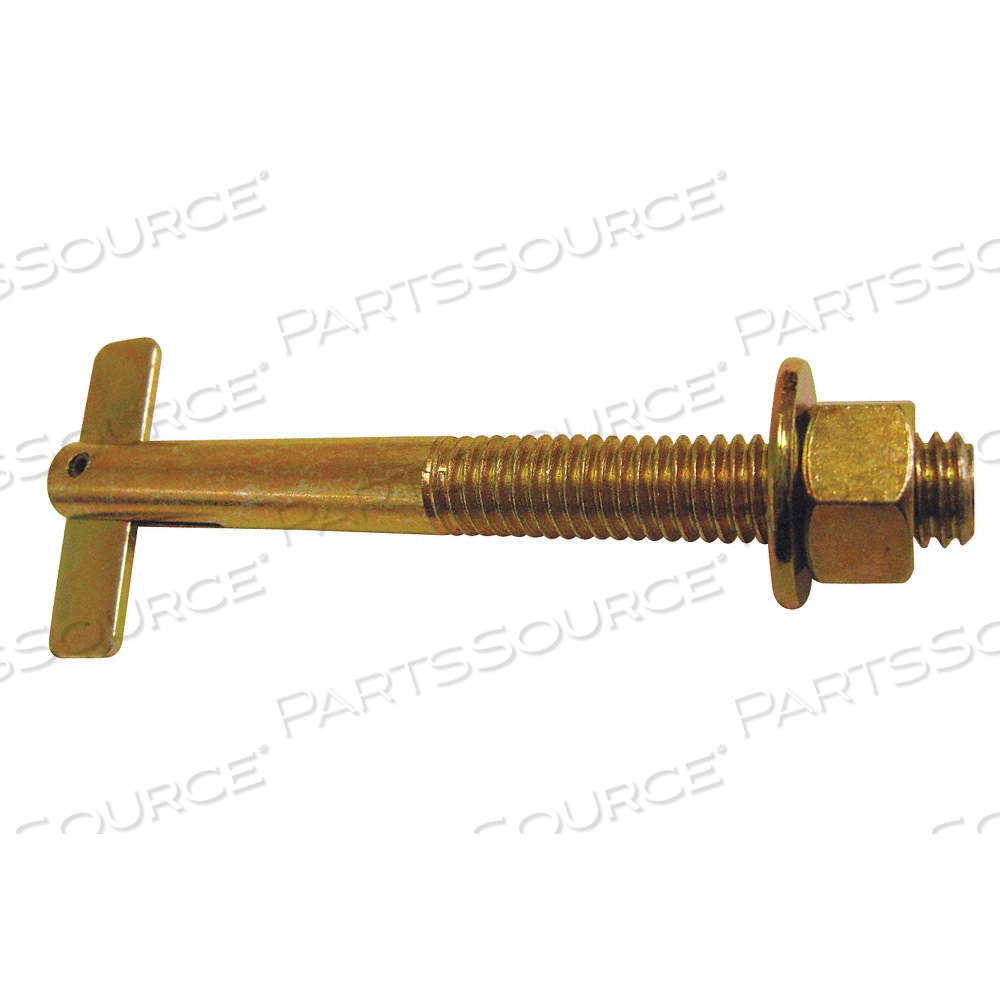T-ANCHOR, 3/8 IN OVERALL DIA, 3 3/4 IN OVERALL LG, 3/8"-16 THREAD SIZE by Approved Vendor