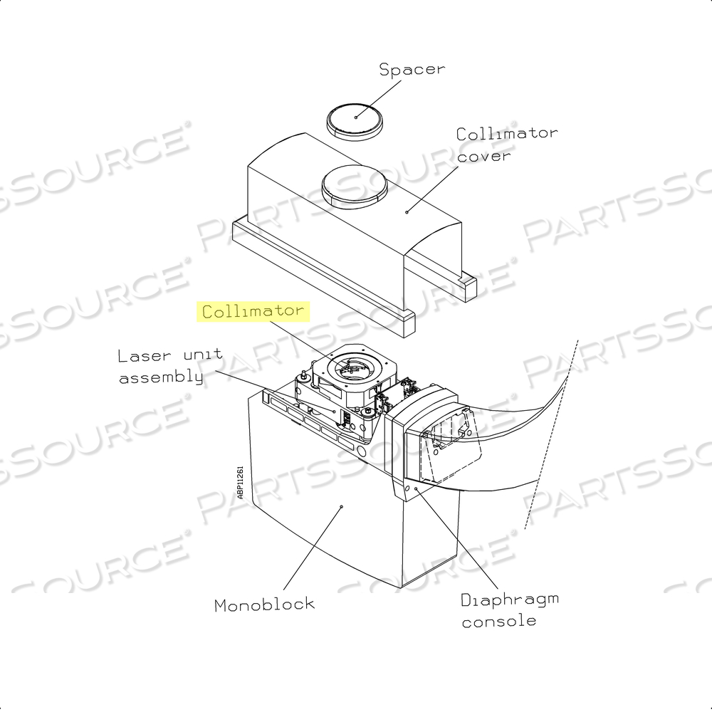 COLLIMATOR FOR BV300 by Philips Healthcare