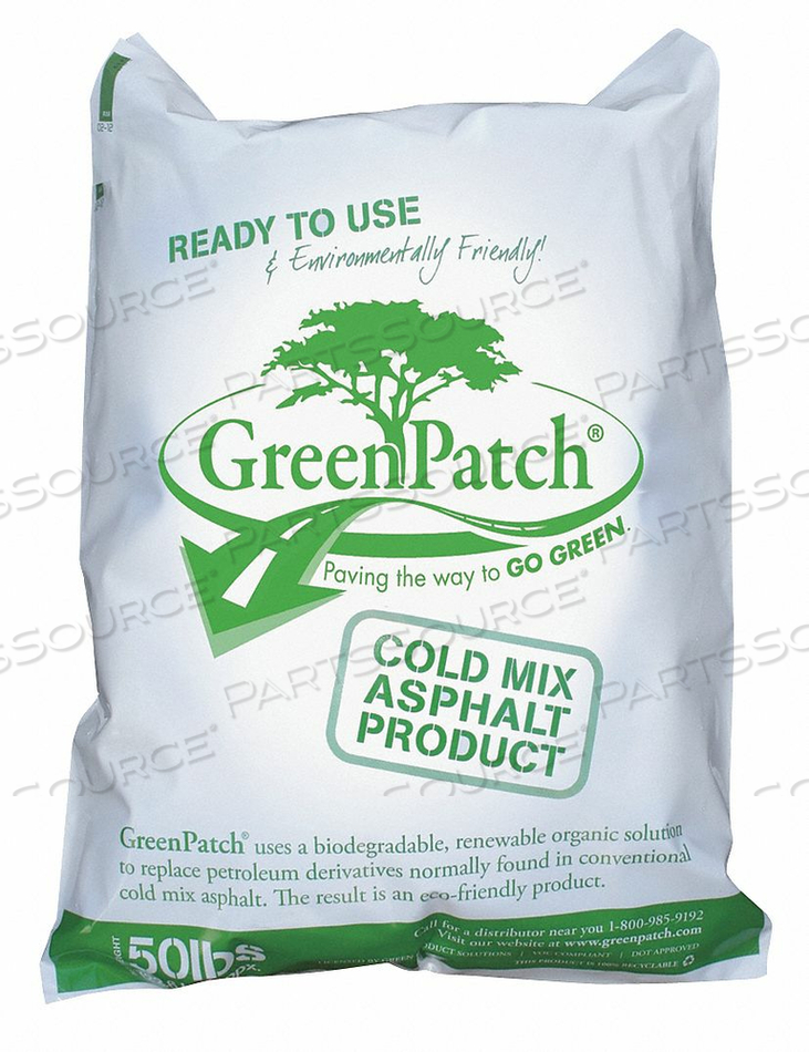 PAVEMENT REPAIR PATCH 50 LB. BAG by Greenpatch PAVEMENT REPAIR PATCH 50 LB. BAG by Greenpatch