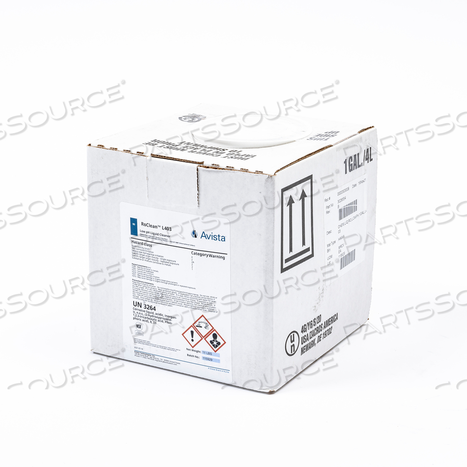 ROCLEAN L403-45 LOW PH RO MEMBRANE CLEANER.    PACKAGED IN 45 POUND PAIL P/N 3028554 by Mar Cor Purification