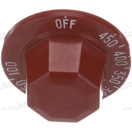 KNOB RED (L319A)-EL GRIDDLES by Grindmaster-Cecilware Corporation