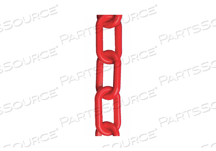 E1226 PLASTIC CHAIN 3 IN X 300 FT RED by Mr. Chain