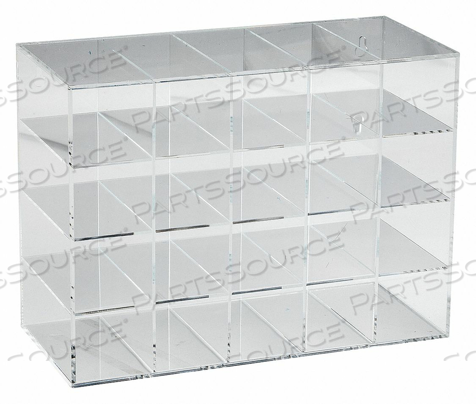 SAFETY GLASSES HOLDER 11-3/4IN.H ACRYLIC by Brady Americas