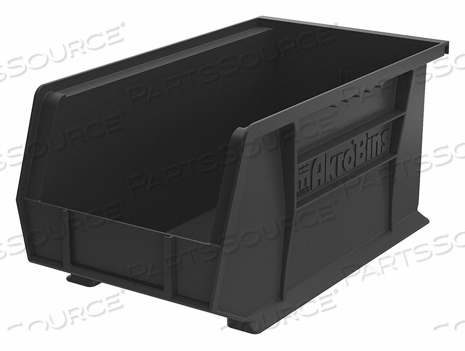 F8697 HANG/STACK BIN 7 X8 1/4 X14 3/4 BLK by Akro-Mils / Myers Industries, Inc