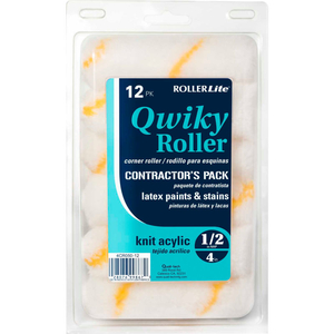 ROLLERLITE 4" X 1/2" ACRYLIC MINI ROLLER COVER, 12/PACK 8/CASE by Quali-Tech Mfg
