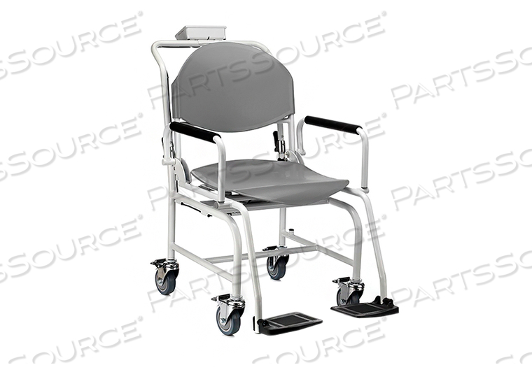 600LB CAPACITY 4 CASTERS PORTABLE DIGITAL CHAIR SCALE by Health O Meter Professional Scales 600LB CAPACITY 4 CASTERS PORTABLE DIGITAL CHAIR SCALE by Health O Meter Professional Scales