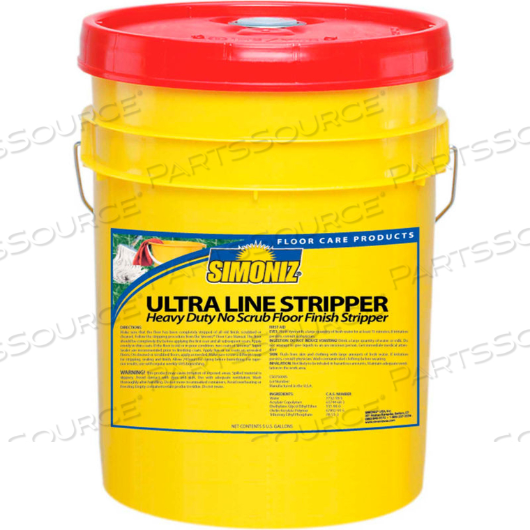 ULTRA LINE FLOOR STRIPPER, 5 GALLON PAIL by Simoniz USA