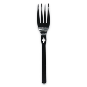 FORK WEGO POLYSTYRENE, FORK, BLACK, 1000/CARTON by WeGo