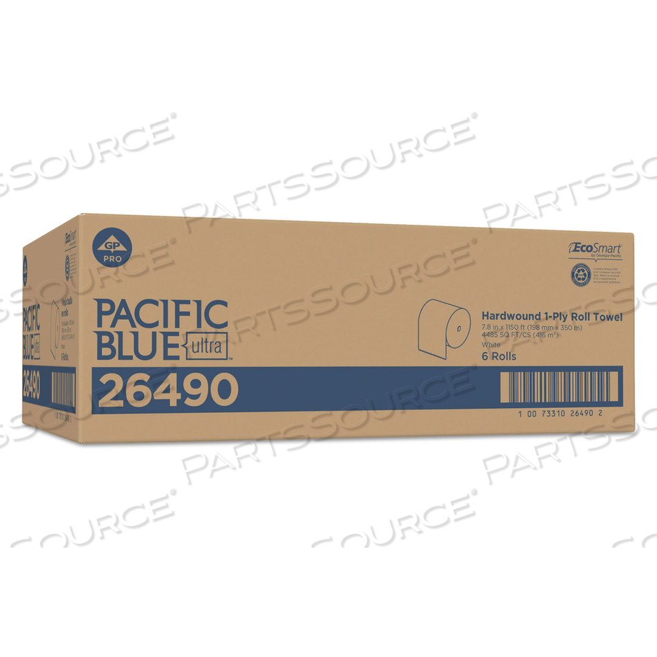 PACIFIC BLUE ULTRA PAPER TOWELS, 7.87" X 1,150 FT, WHITE/CARTON by Georgia-Pacific PACIFIC BLUE ULTRA PAPER TOWELS, 7.87" X 1,150 FT, WHITE/CARTON by Georgia-Pacific