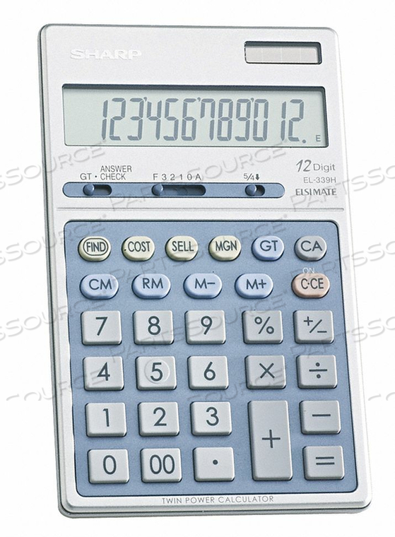 EXECUTIVE HANDHELD CALCULATOR 12 DIGIT by Sharp Electronics Corporation EXECUTIVE HANDHELD CALCULATOR 12 DIGIT by Sharp Electronics Corporation