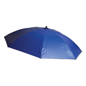 HEAVY-DUTY CONSTRUCTION UMBRELLA, 7 FT, BLUE, VINYL, INCLUDES EXTENSION POLE/CASE by Lapco Manufacturing