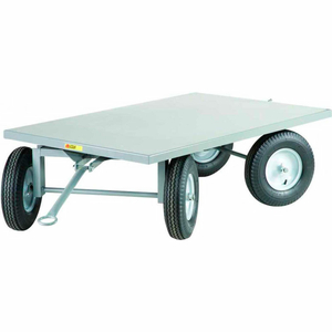 TRACKING TRAILER 36"W X 60"L - PNEUMATIC WHEELS - 2000 LB. CAPACITY by Little Giant