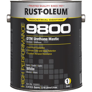9892419 RUST-OLEUM 9800 COATING, 1 GAL, WHITE, GLOSS, HIGH PERFORMANCE by Rust-Oleum 9892419 RUST-OLEUM 9800 COATING, 1 GAL, WHITE, GLOSS, HIGH PERFORMANCE by Rust-Oleum