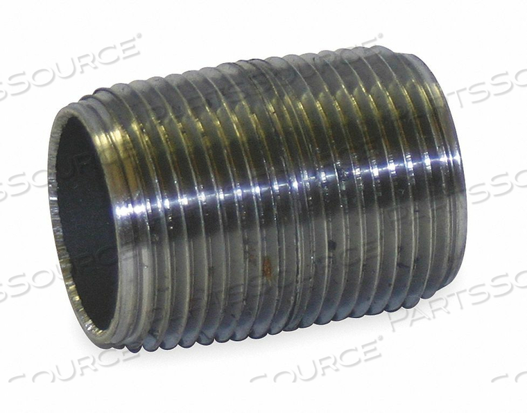 CLOSE PIPE NIPPLE THREADED 1-1/2X1-3/4IN by Beck