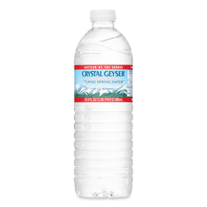 ALPINE SPRING WATER, 16.9 OZ BOTTLE, 24/CASE, 84 CASES/PALLET by Crystal Geyser