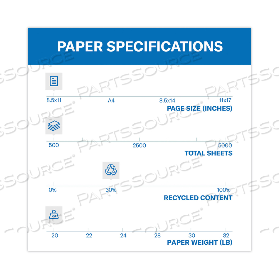 COLORS PRINT PAPER, 20 LB BOND WEIGHT, 8.5 X 11, GOLDENROD, 500/REAM by Hammermill