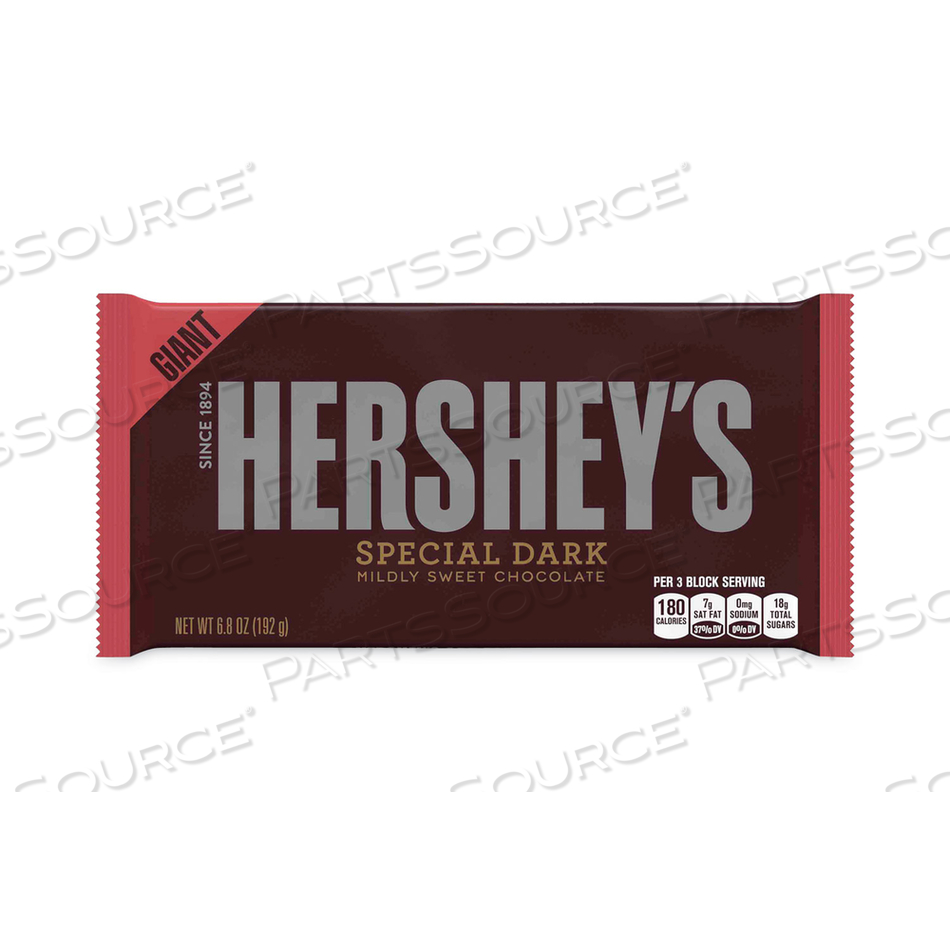 SPECIAL DARK MILDLY SWEET CHOCOLATE BAR, 6.8 OZ BAR, 3/BOX 