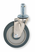 METRO 5MP 5" POLYURETHANE SWIVEL STEM CASTER FOR SUPER ERECTA INDUSTRIAL WIRE SHELVING RACKS by Intermetro Industries (Emerson)
