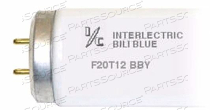 FLUORESCENT LAMP, BILI BLUE PHOTOTHERAPY, T12, 24IN SIZE, 20W POWER RATING by GE Lighting