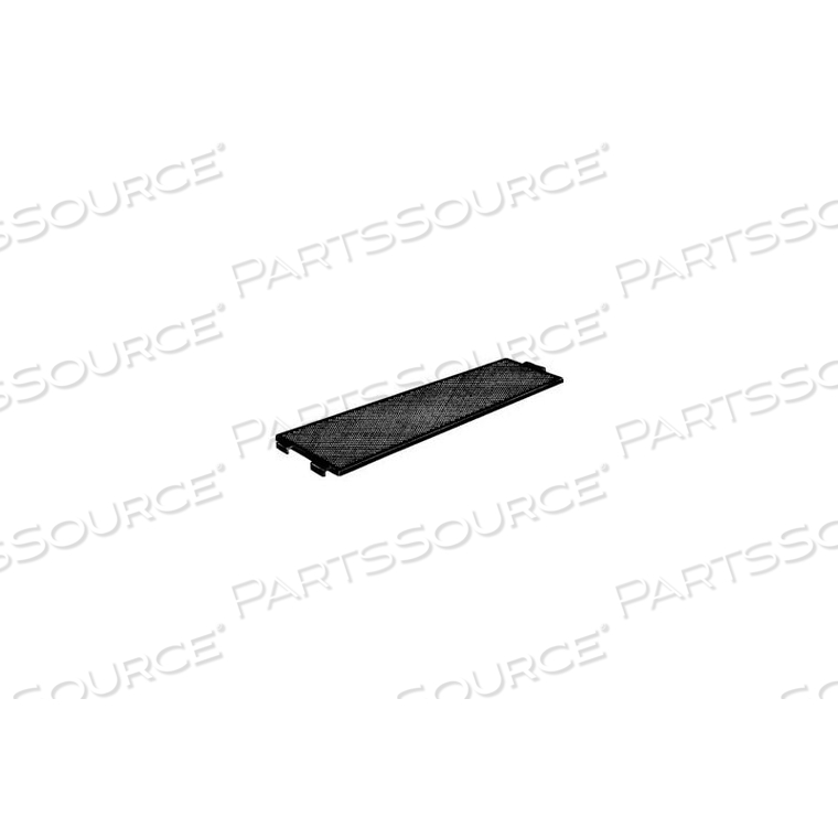 14X45-1/4 BLACK HALF SHELF - MIN QTY 4 