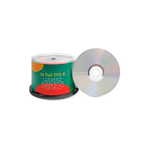 DVD-R, 16X SPEED, 4.7GB, BRANDED, 50/PK, SILVER by Compucessory